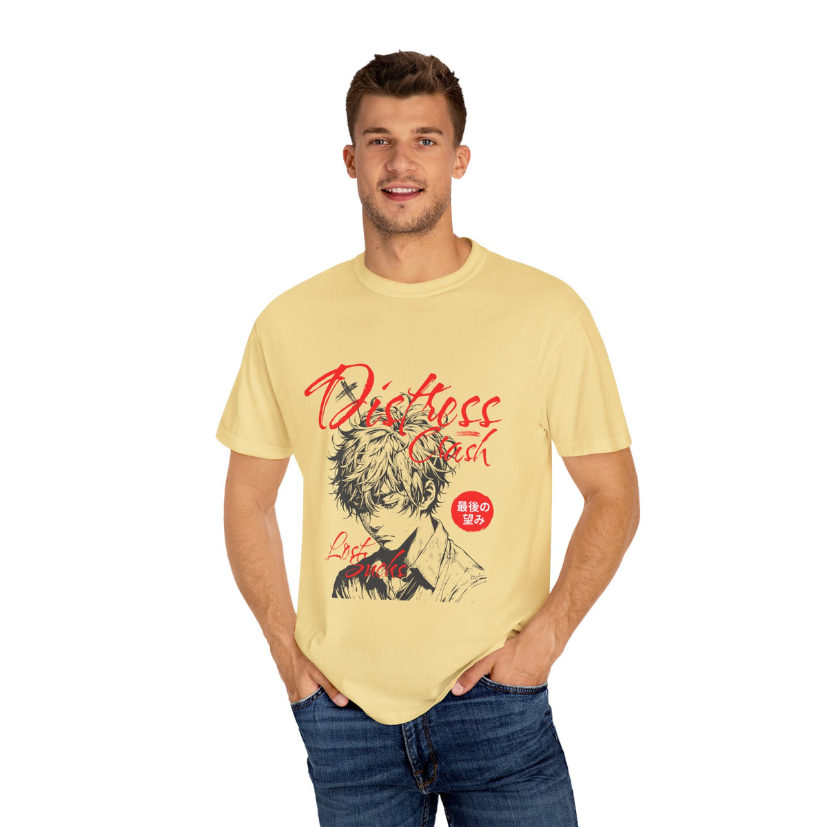 Edgy Manga Tee - Japanese Anime Graphic Streetwear
