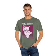 Lucky Cat Shirt - Maneki Neko Tee - Happy Quote Gift