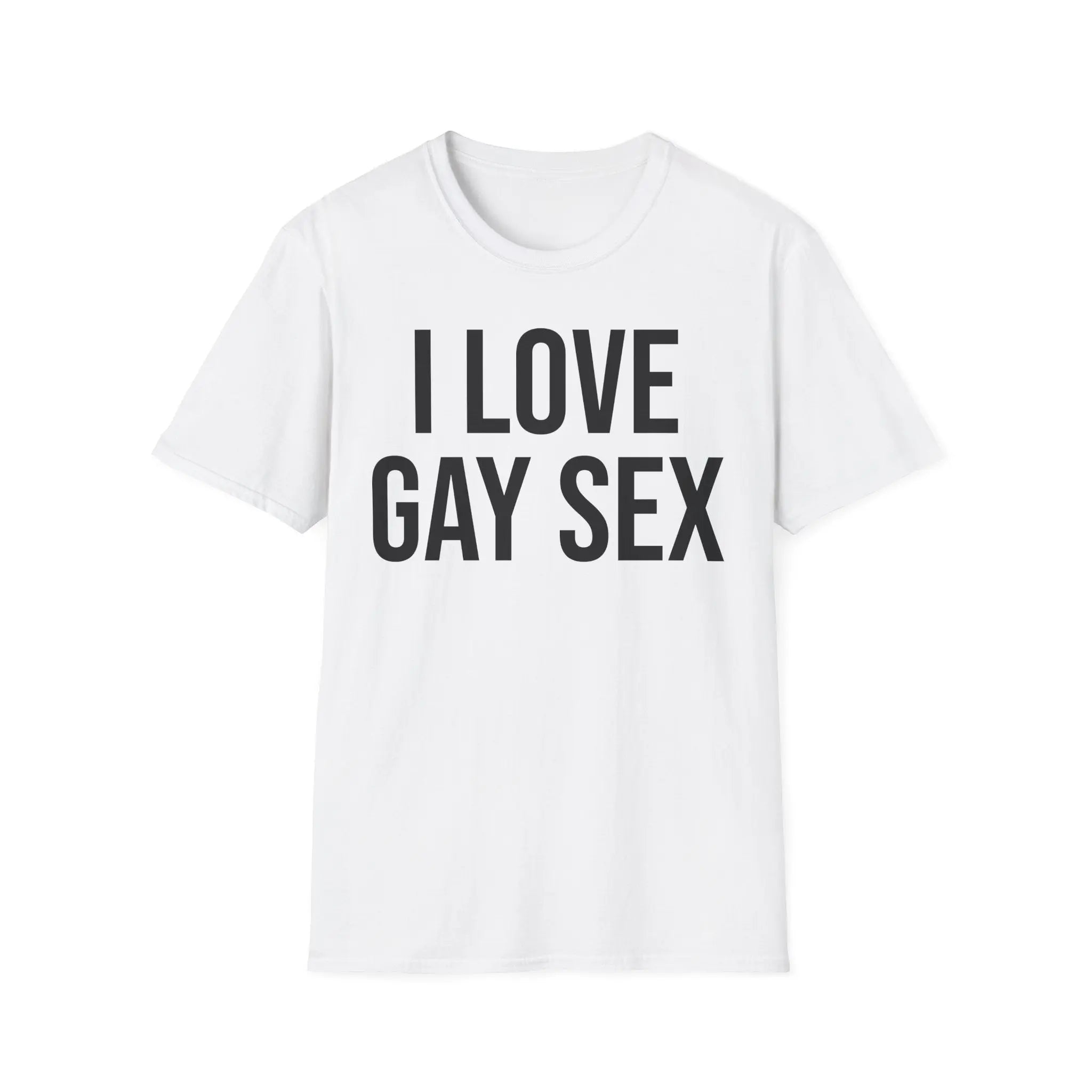 Funny Sex Positive Gay Shirt for Unapologetic Pride Printify