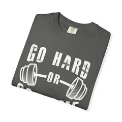 Go Hard Workout Shirt - Fitness Motivation Tee for Athletes
