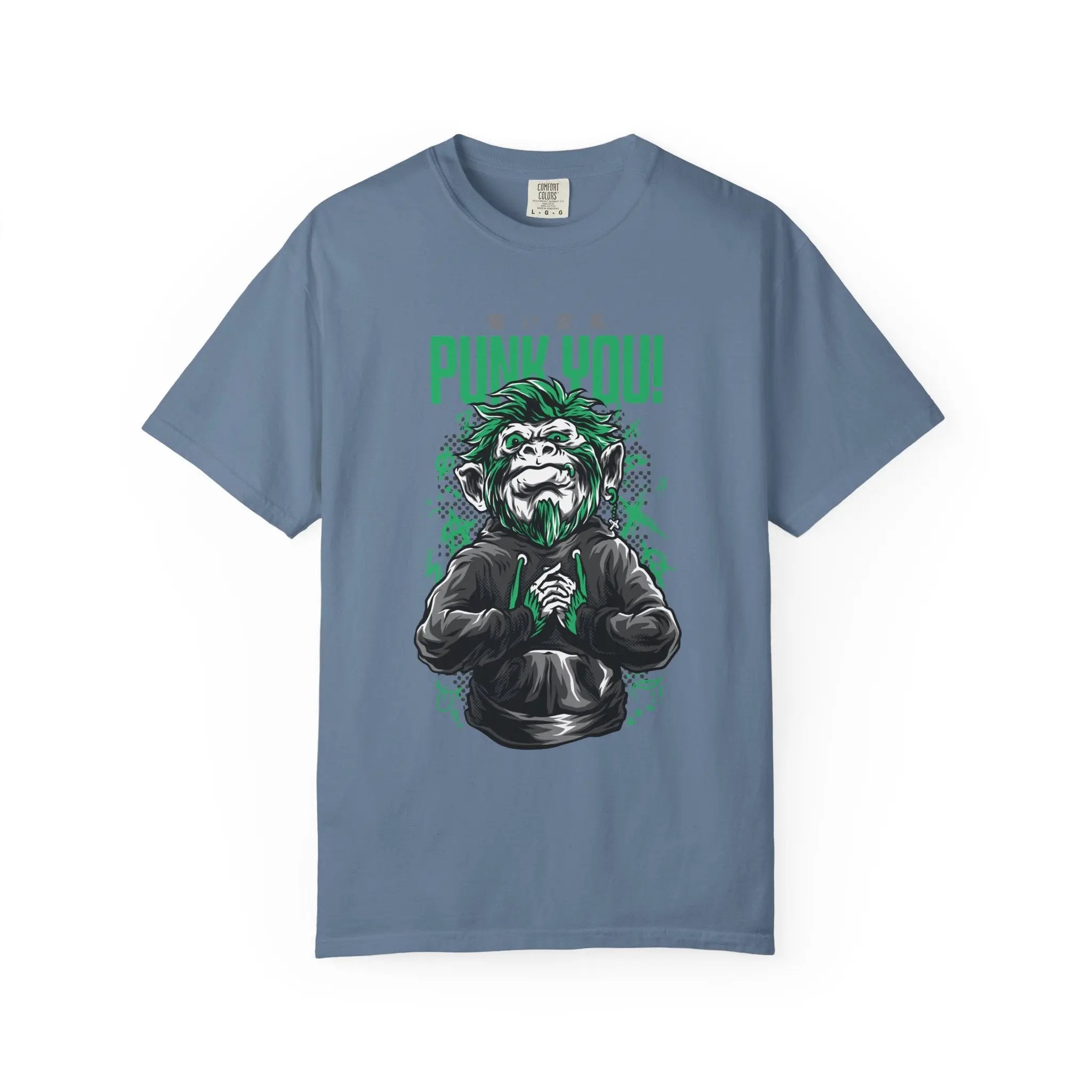 Distinctive Punk You Monkey Graphic Short Sleeve T-Shirt - Sinful Threads