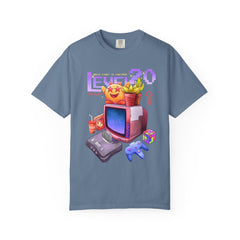 Retro Gaming Tee - Level 20 Pixel - 90s Birthday Gift