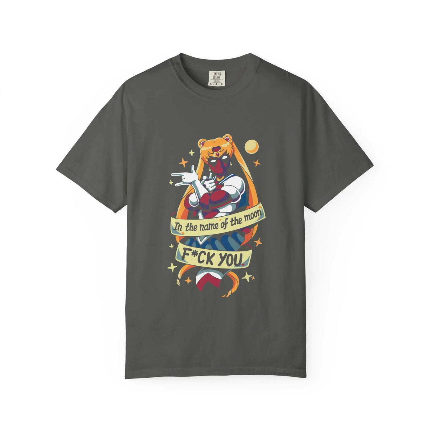 Sassy Anime Tee - Offensive Anime Shirt Pretty Soldier - Sinful Threads