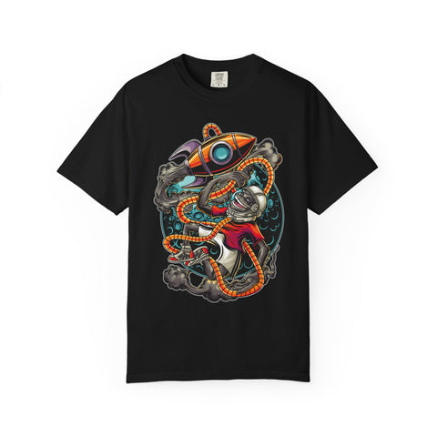 Space Monkey Shirt - Funny Astronaut Tee - Rocket Adventure Gift