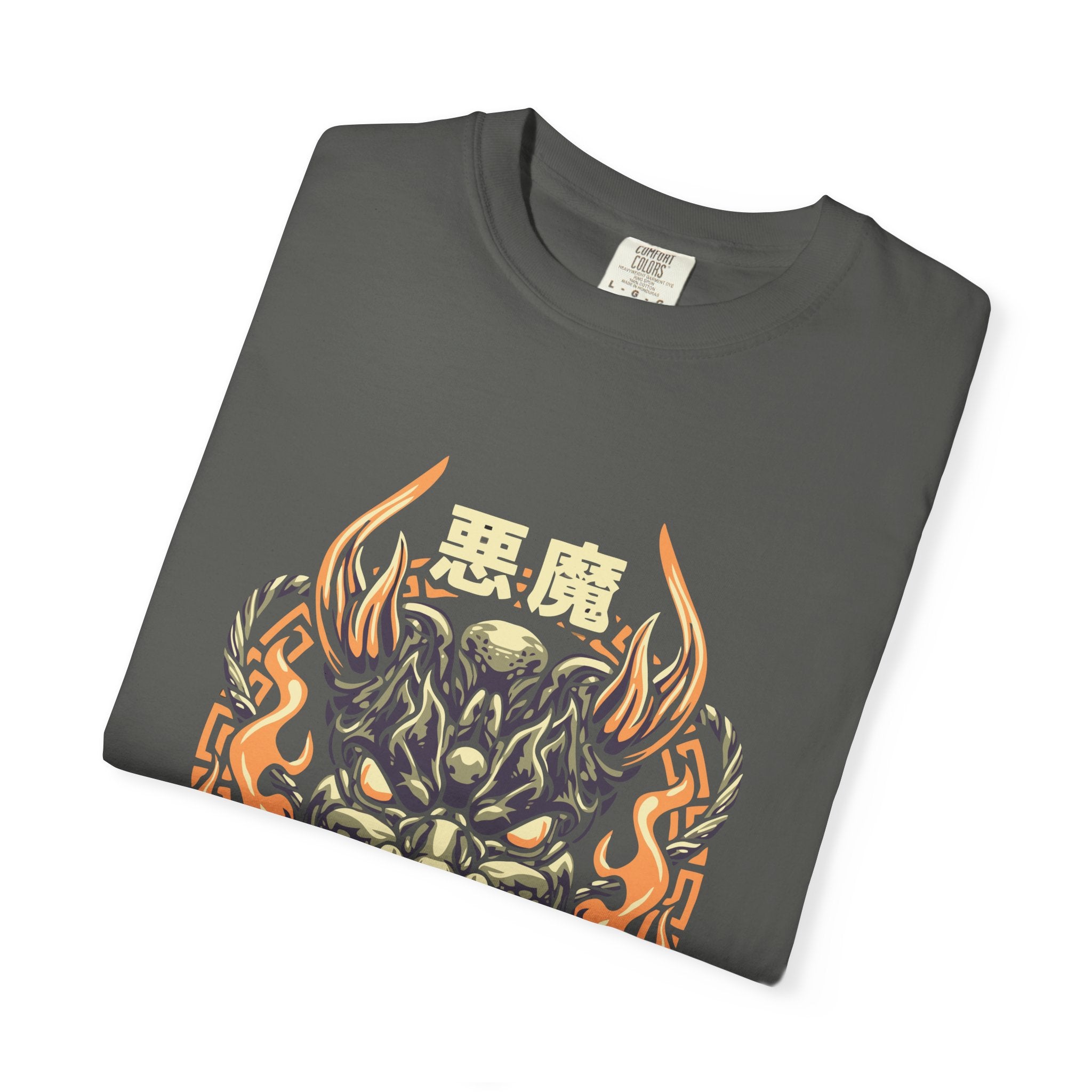 Oni Mask Shirt - Japanese Demon Tee for Evil Spirit Culture - Sinful Threads