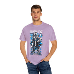 Gangster Wolf with Microphone Urban Art Drawing T-Shirt