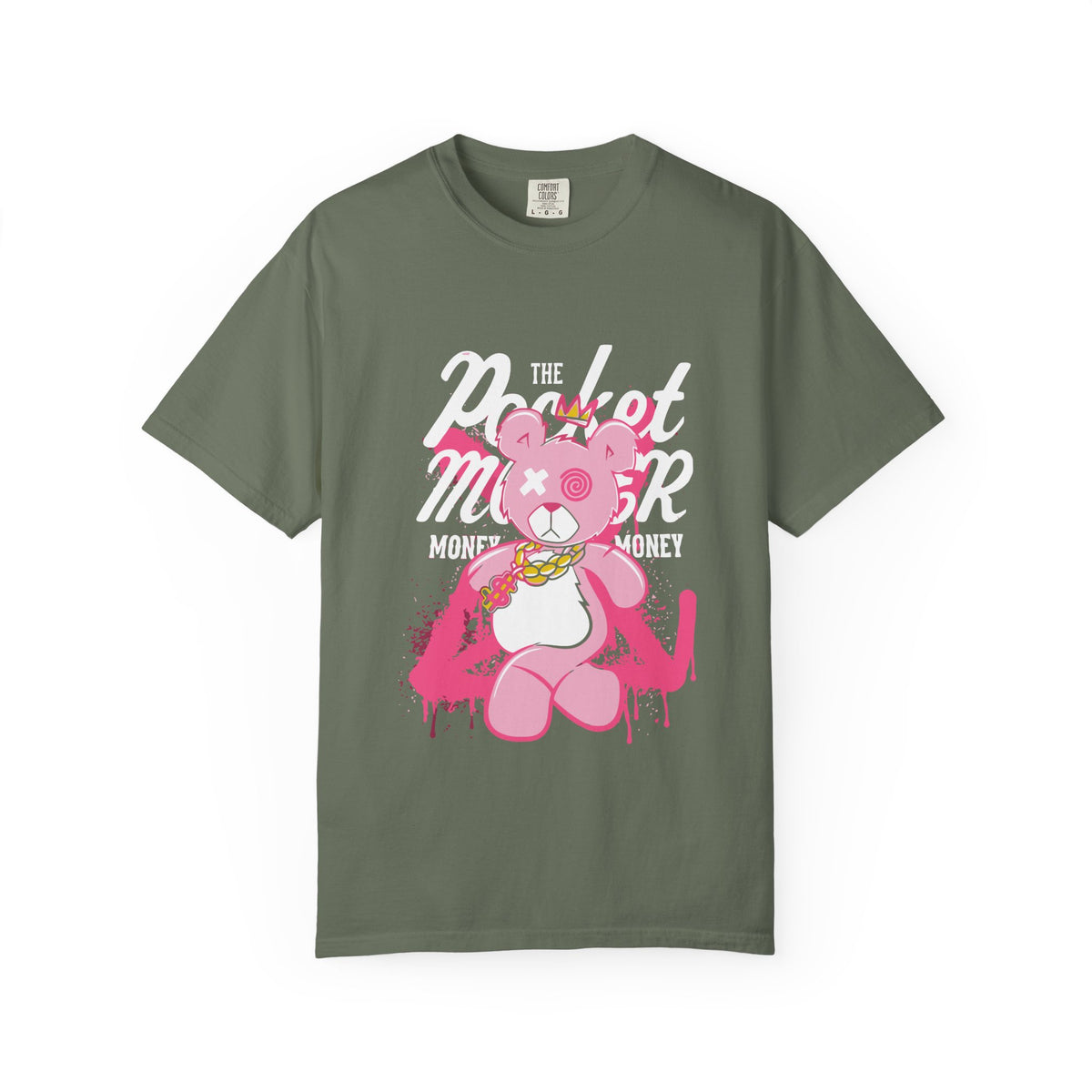 Pink Bear Tee - Urban Streetwear Graphic Design