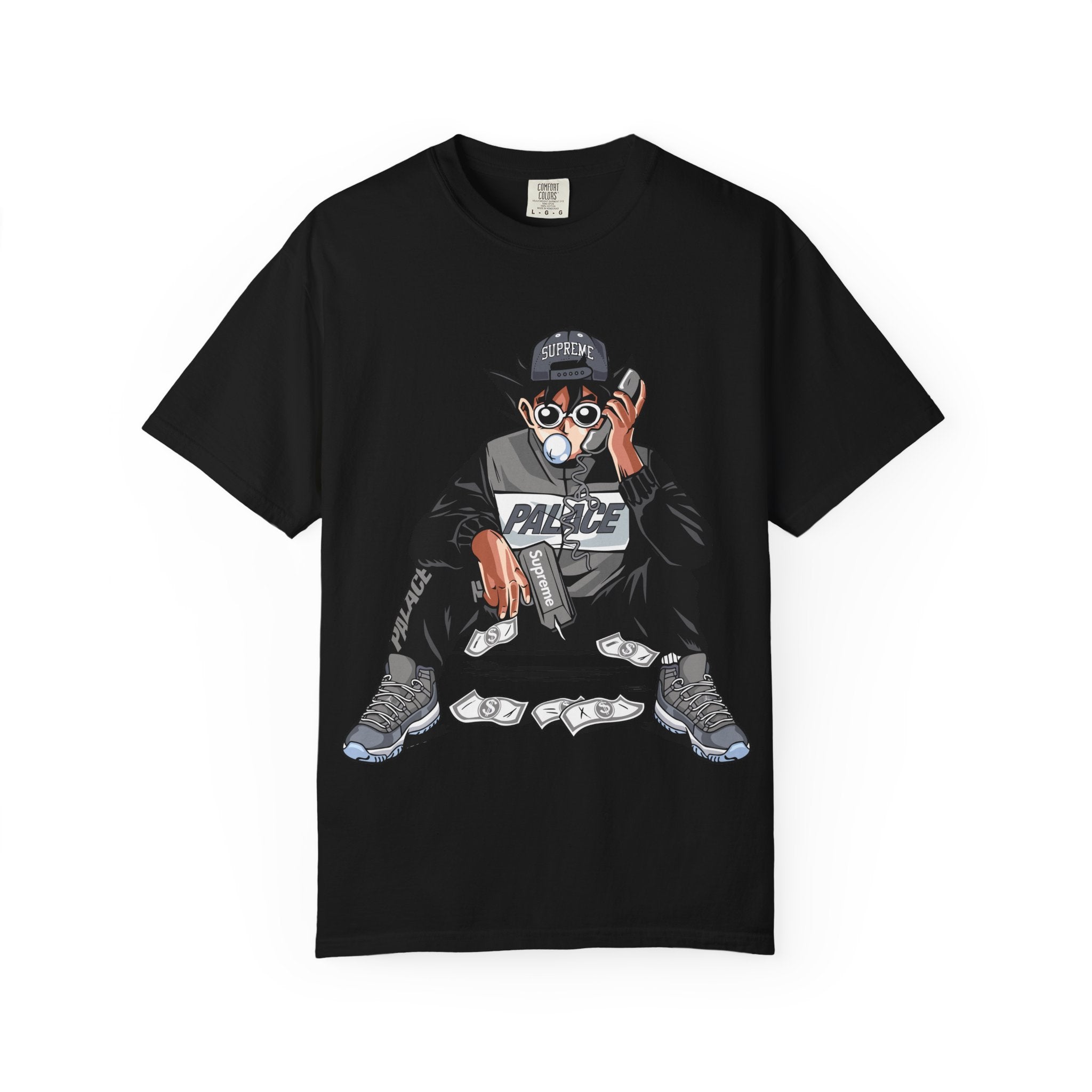 Goku Drip DBZ Graphic Tee - Supreme Style Anime Streetwear - Sinful Threads