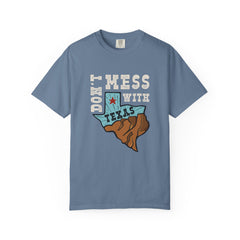 Dont Mess With Texas Map Novelty Design Humor T-Shirt