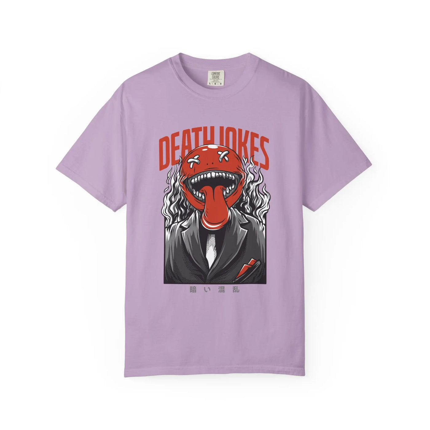 Death Jokes Graphic Tee with Unique Artwork T-Shirt - Sinful Threads