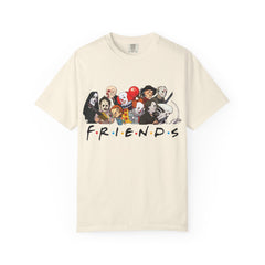 Horror Friends Parody Tee - 80s Villain Mashup Gift Shirt