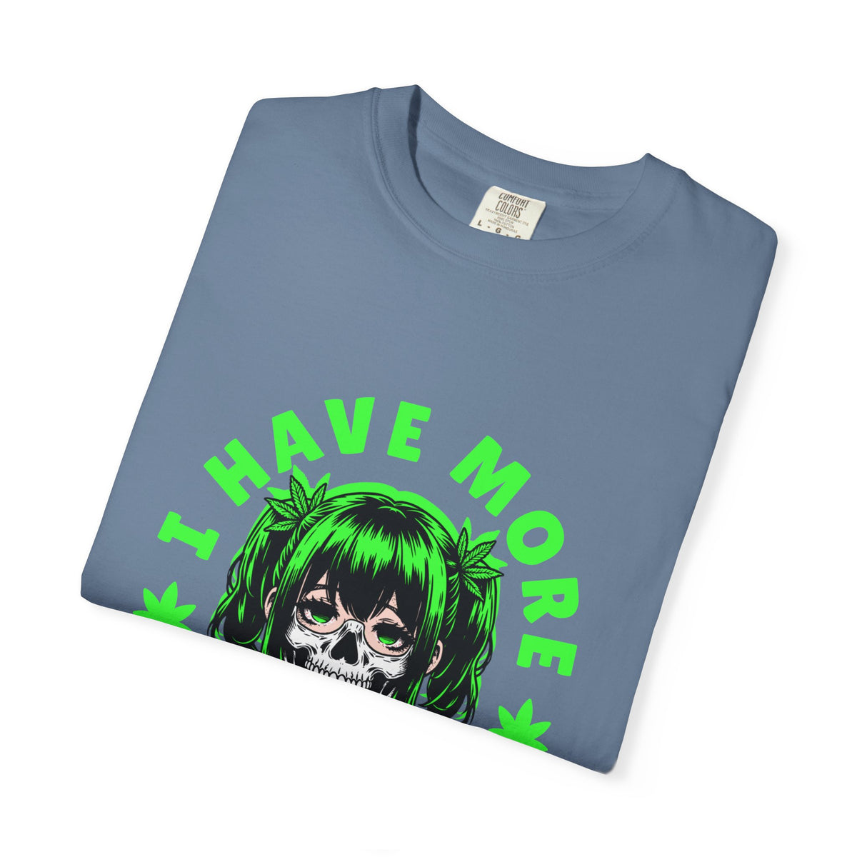 Anime Stoner Tee - 420 Cannabis Graphic - Funny Gift