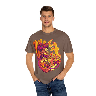 Demon Streetwear Shirt - Dark Urban Tee for Horror Fans - Sinful Threads