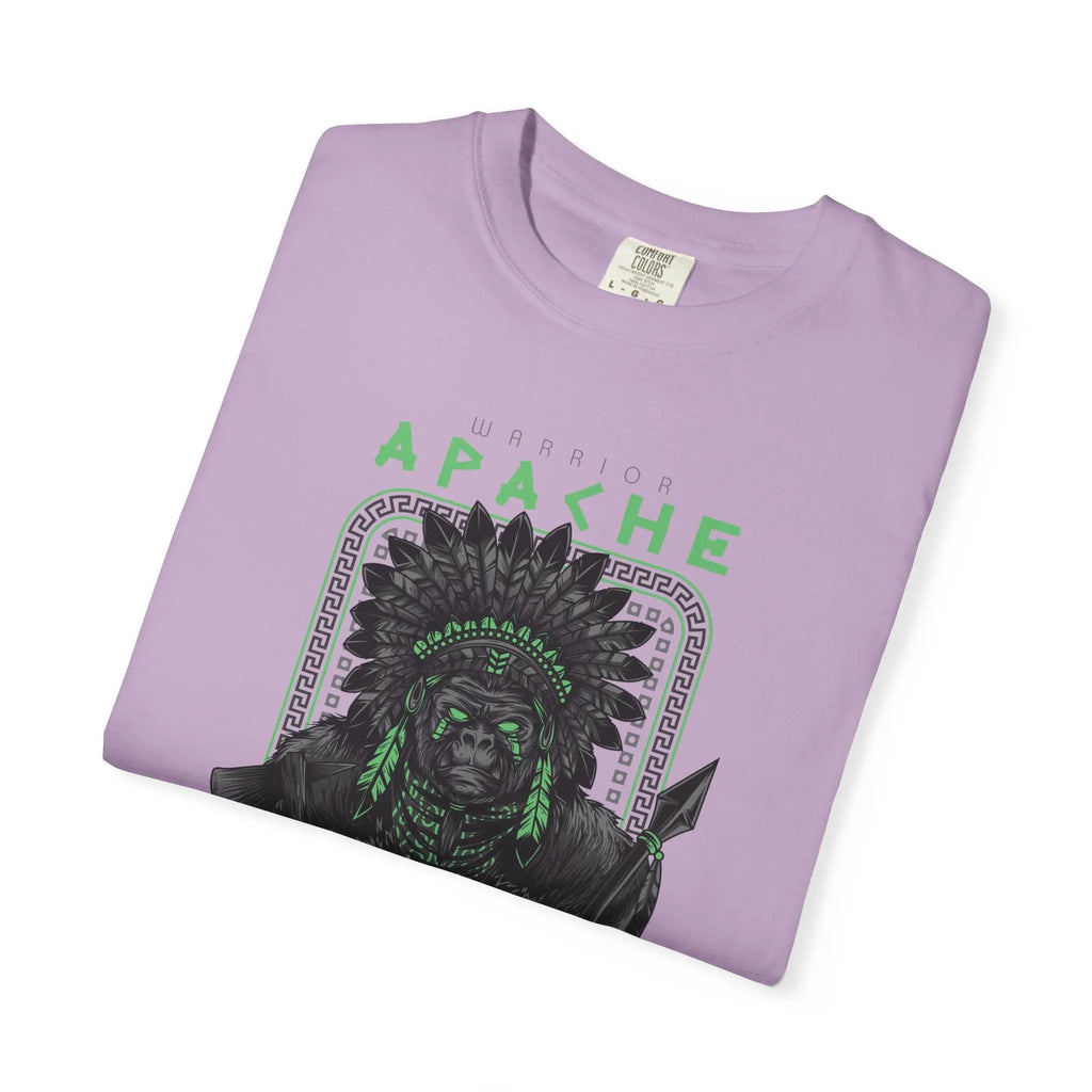 Warrior Apache Unique Graphic Illustration T-Shirt - Sinful Threads