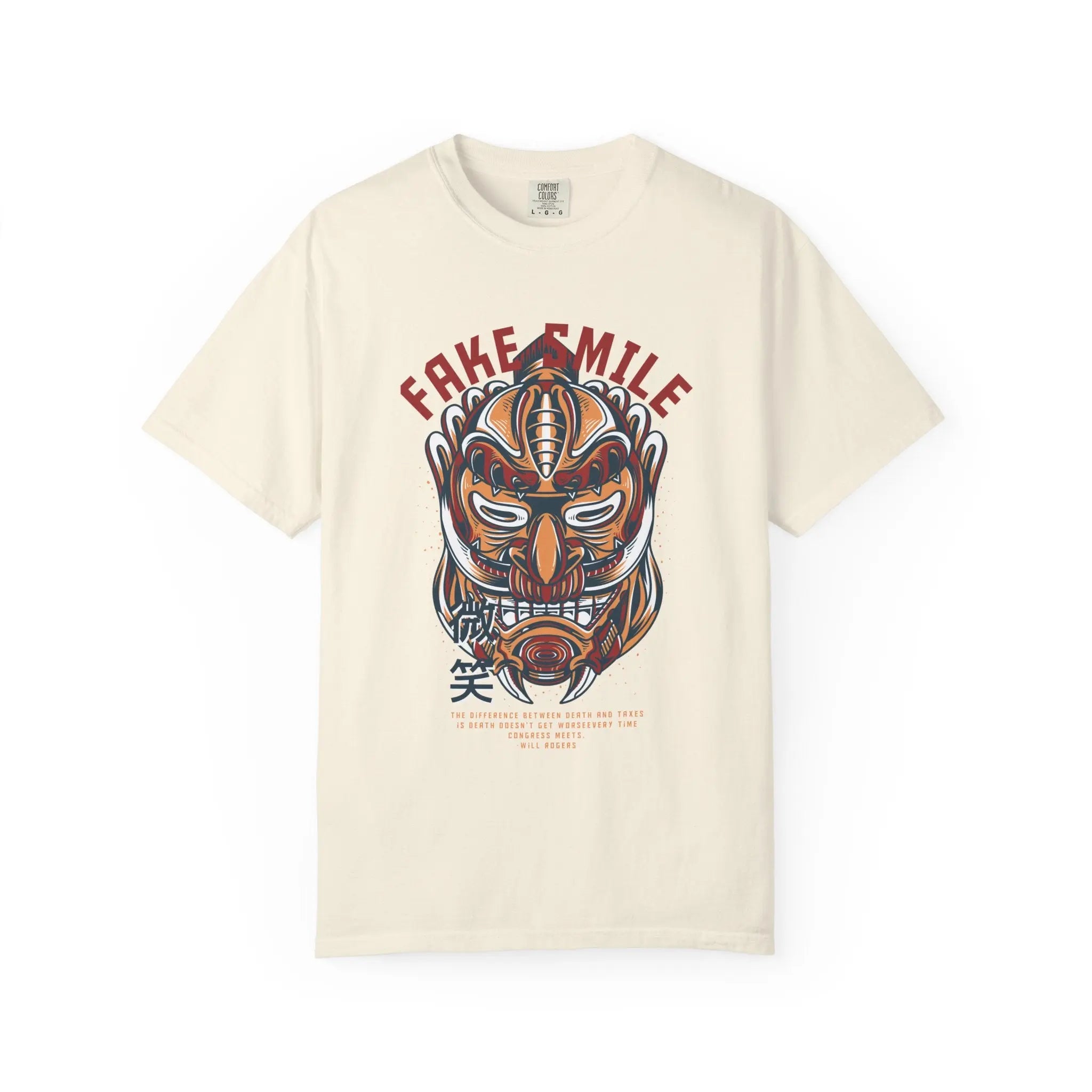 A Fake Smile Design With Will Rogers Quote T-Shirt - Sinful Threads