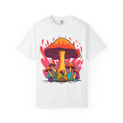 Groovy Mushroom Tee - Colorful Forest Fungi Art Gift