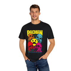 80s Arcade Pacman Ghost Skull Tee Retro Gaming Geeky Gift