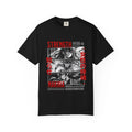 Strength Manga Tee - Cool Girl Samurai - Warrior Gift - Sinful Threads
