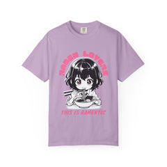 Ramen Lovers Tee - Romantic Anime Girl - Kawaii Gift