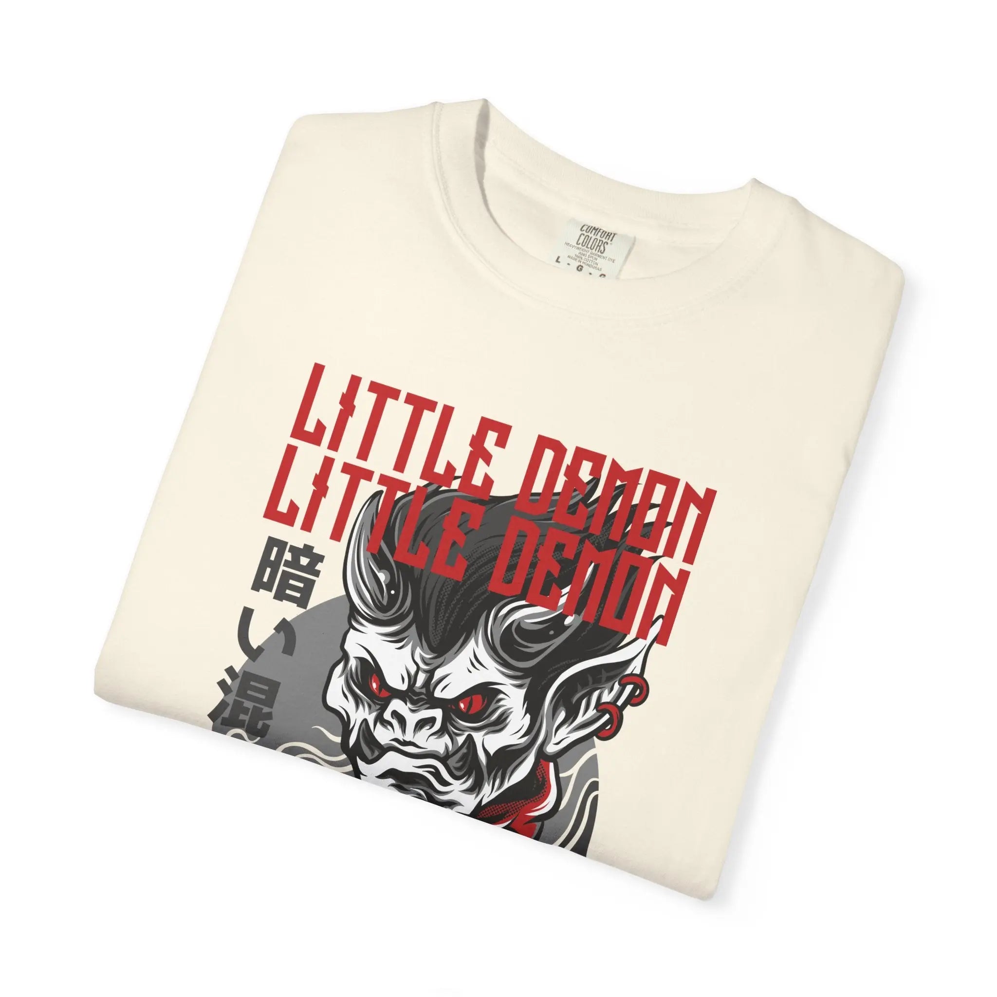 Little Demon Graphic Tee with Bold Art T-Shirt - Sinful Threads