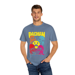 80s Arcade Pacman Ghost Skull Tee Retro Gaming Geeky Gift
