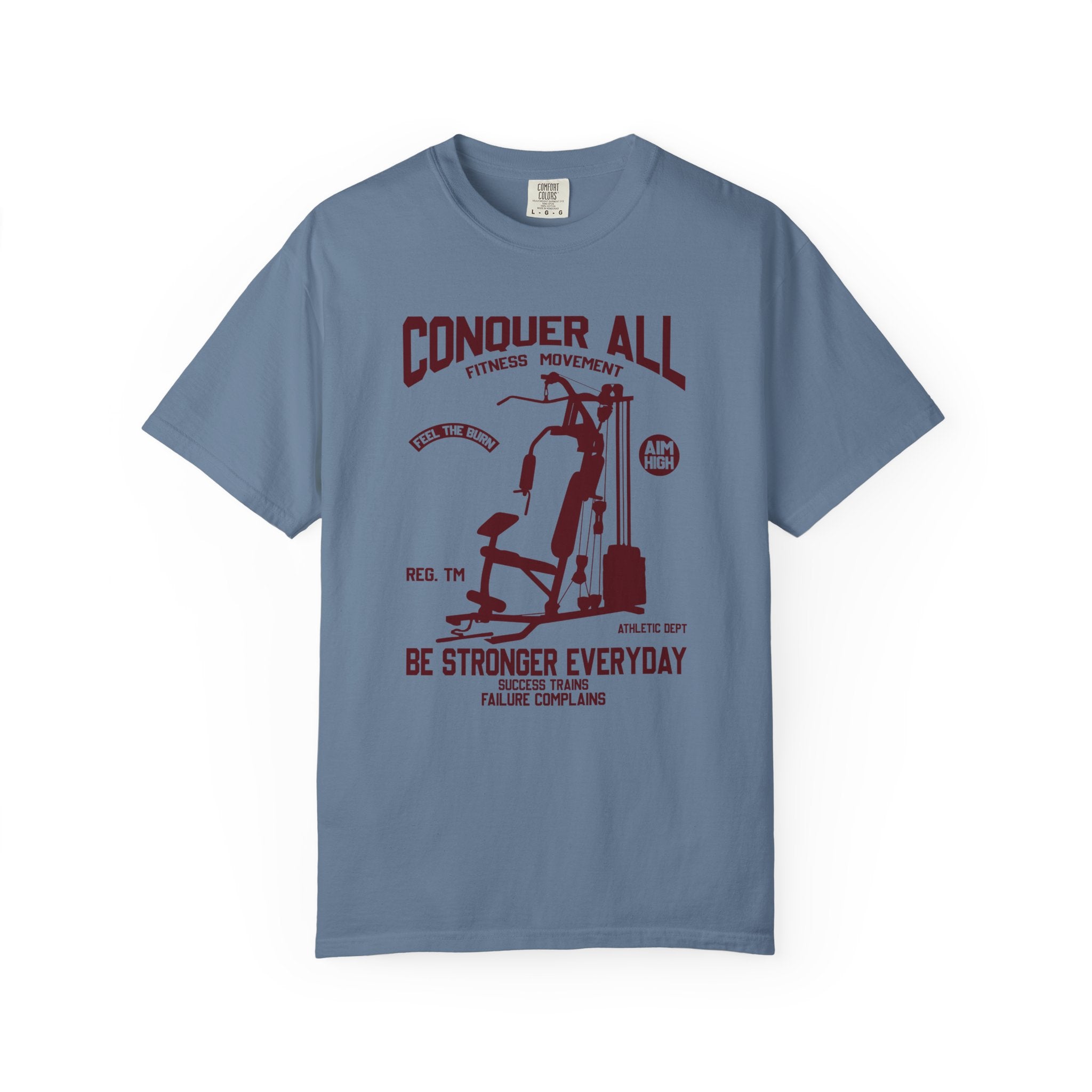 Conquer All Fitness T-Shirt - Gym Motivation Tee - Sinful Threads