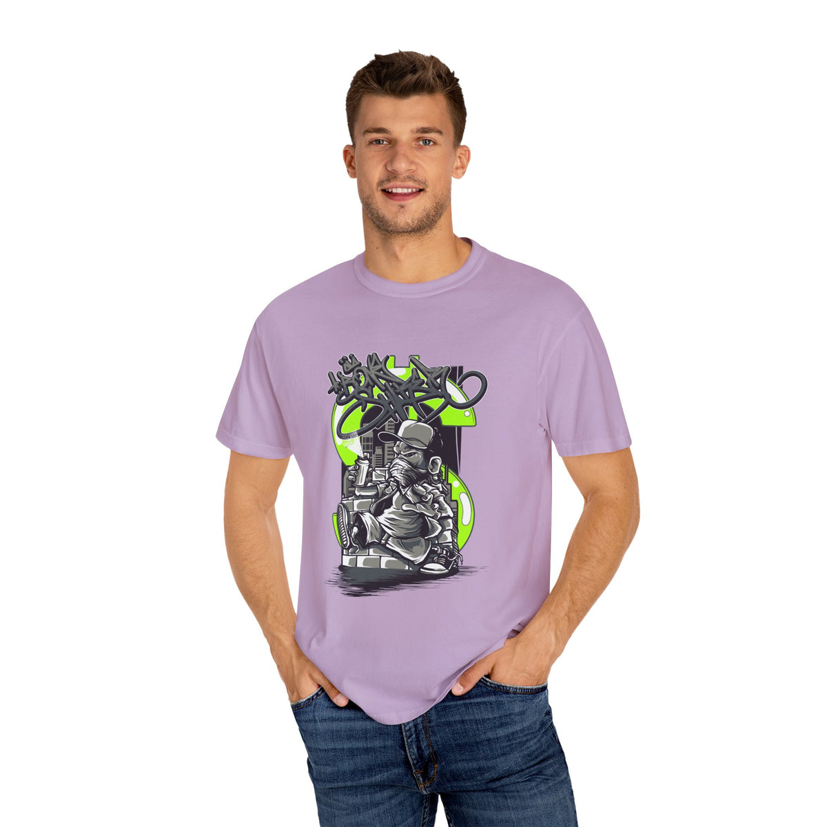 Urban Street Artist Design Spray Can Cool Graphic T-Shirt