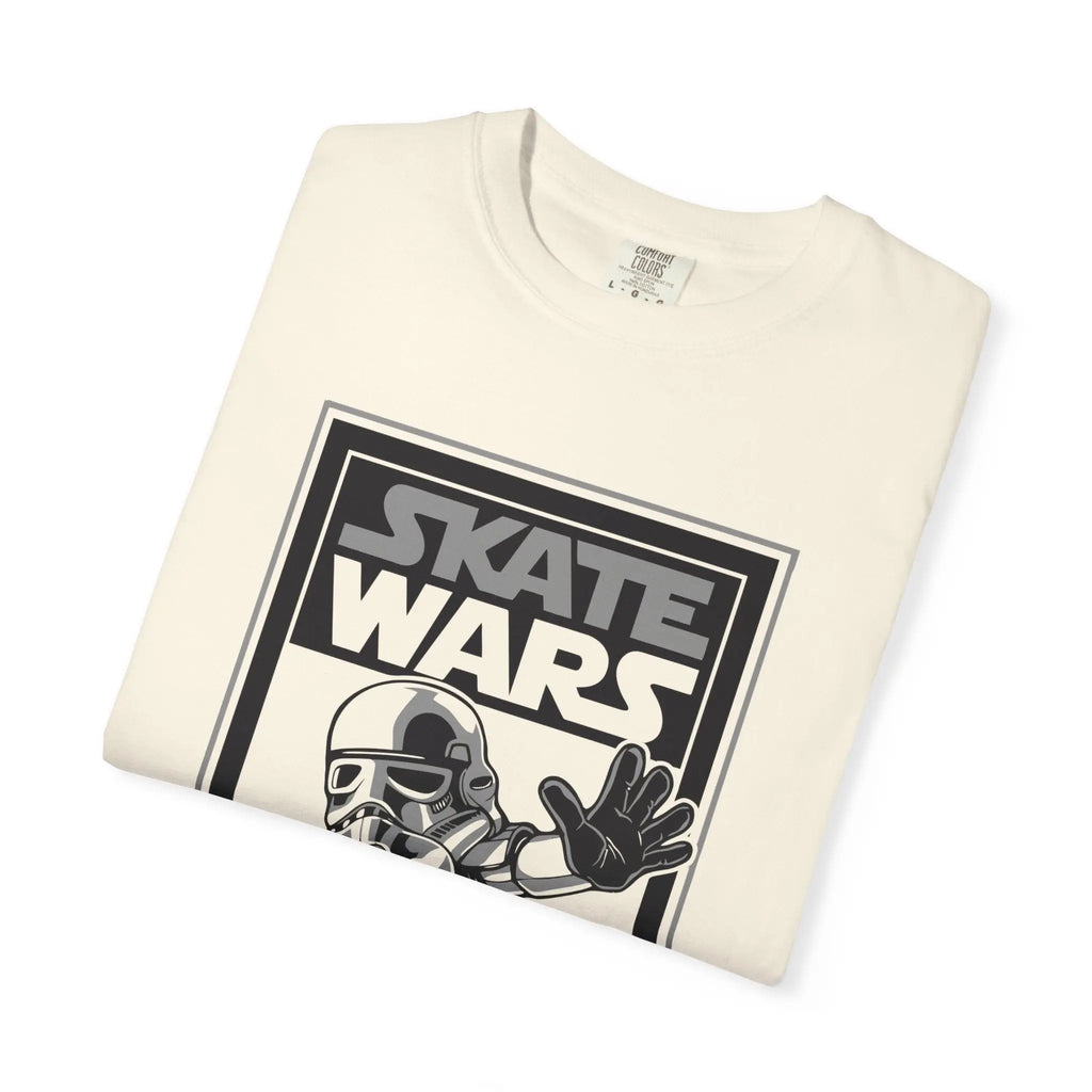 Skateboard Tee Gift - Sci Fi Trooper Funny Skate Wars - Sinful Threads
