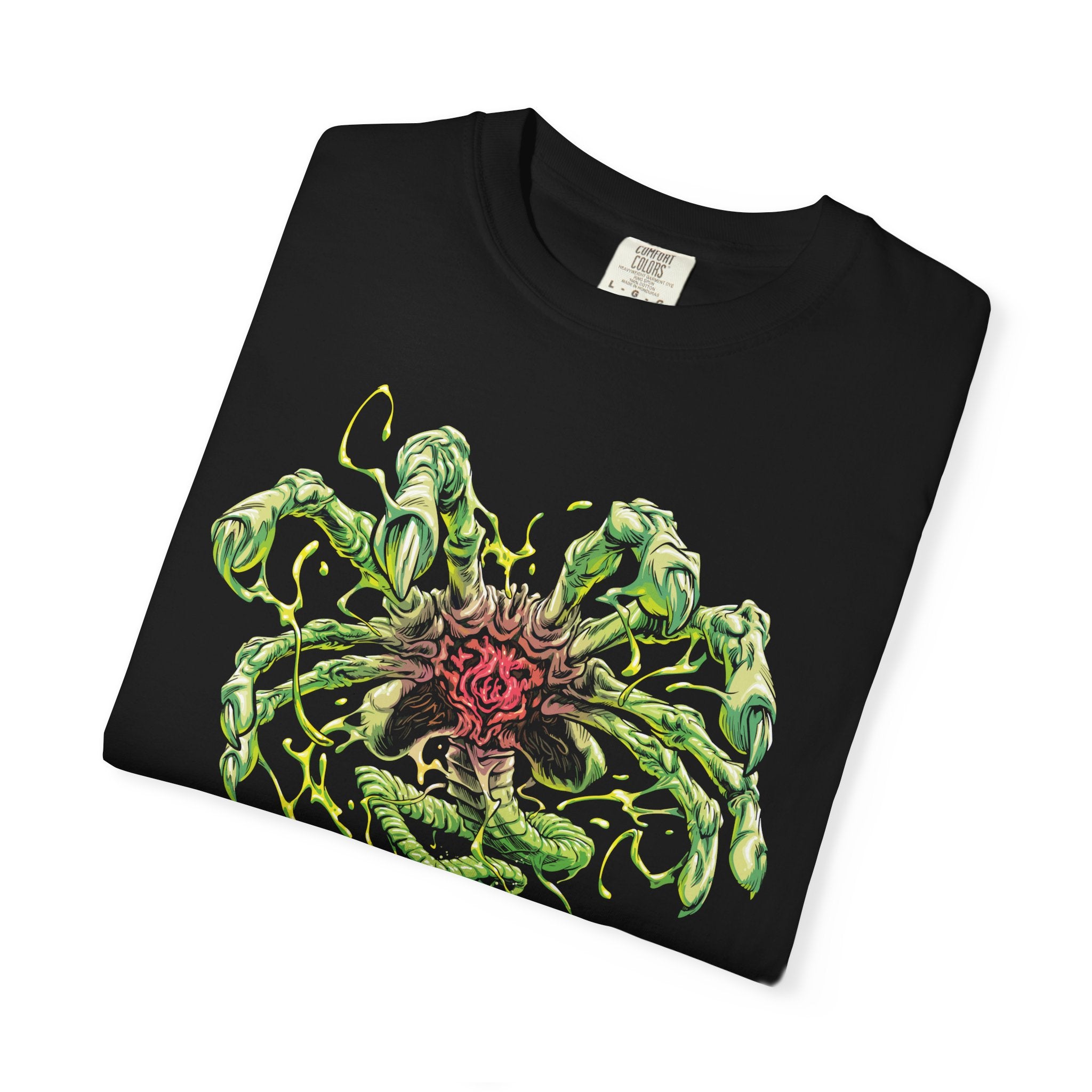 Retro Alien Tee - Japanese Horror Sci-Fi Vintage Urban Style - Sinful Threads