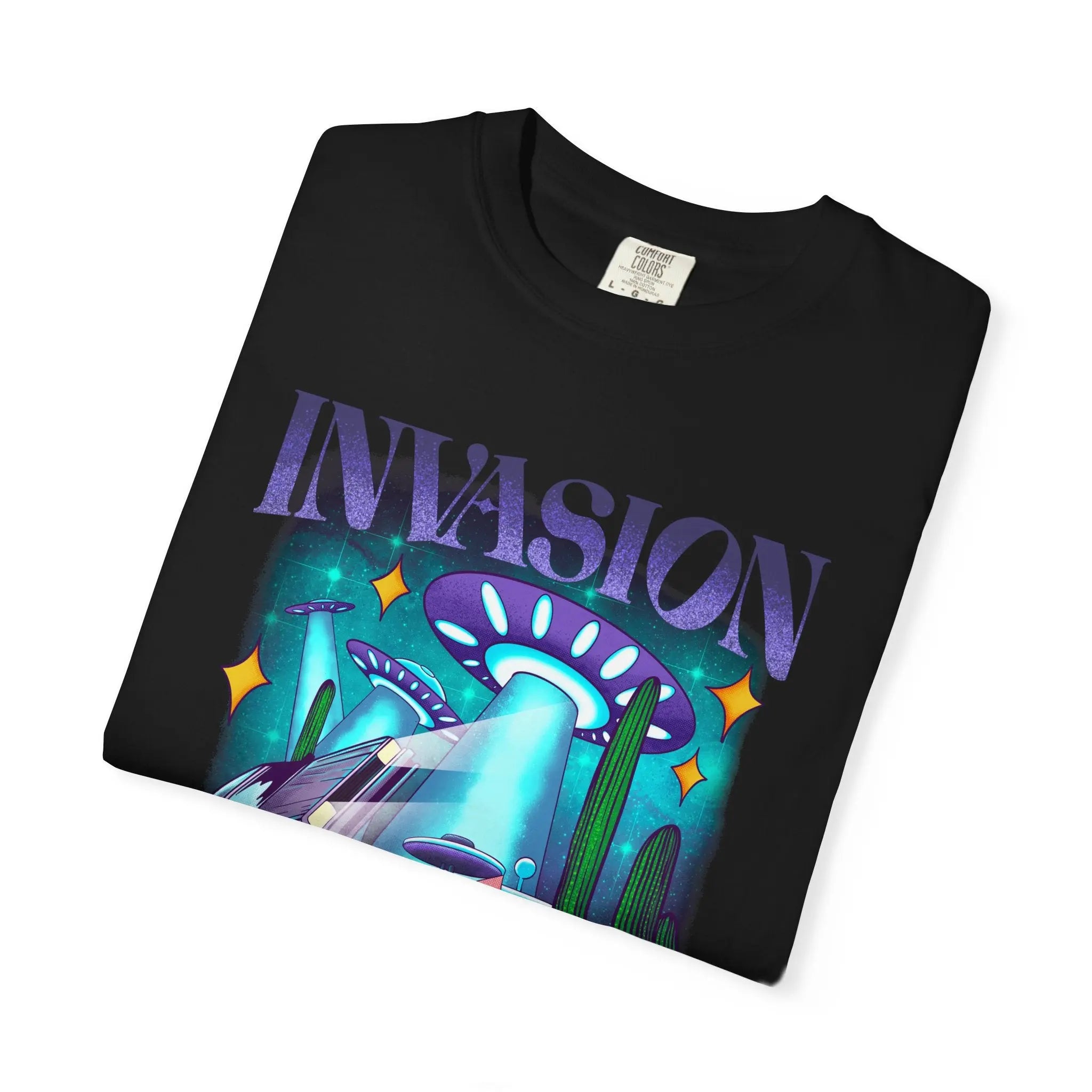 Alien Abduction Shirt – Desert Motel UFO Tee Retro Sci-Fi - Sinful Threads
