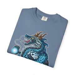 Eastern Dragon Tee - Blue Fantasy Mythical Creature Gift