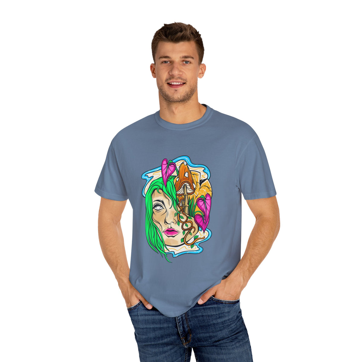 Fairy Core Shirt - Surreal Nature Art - Mushroom Lover Gift