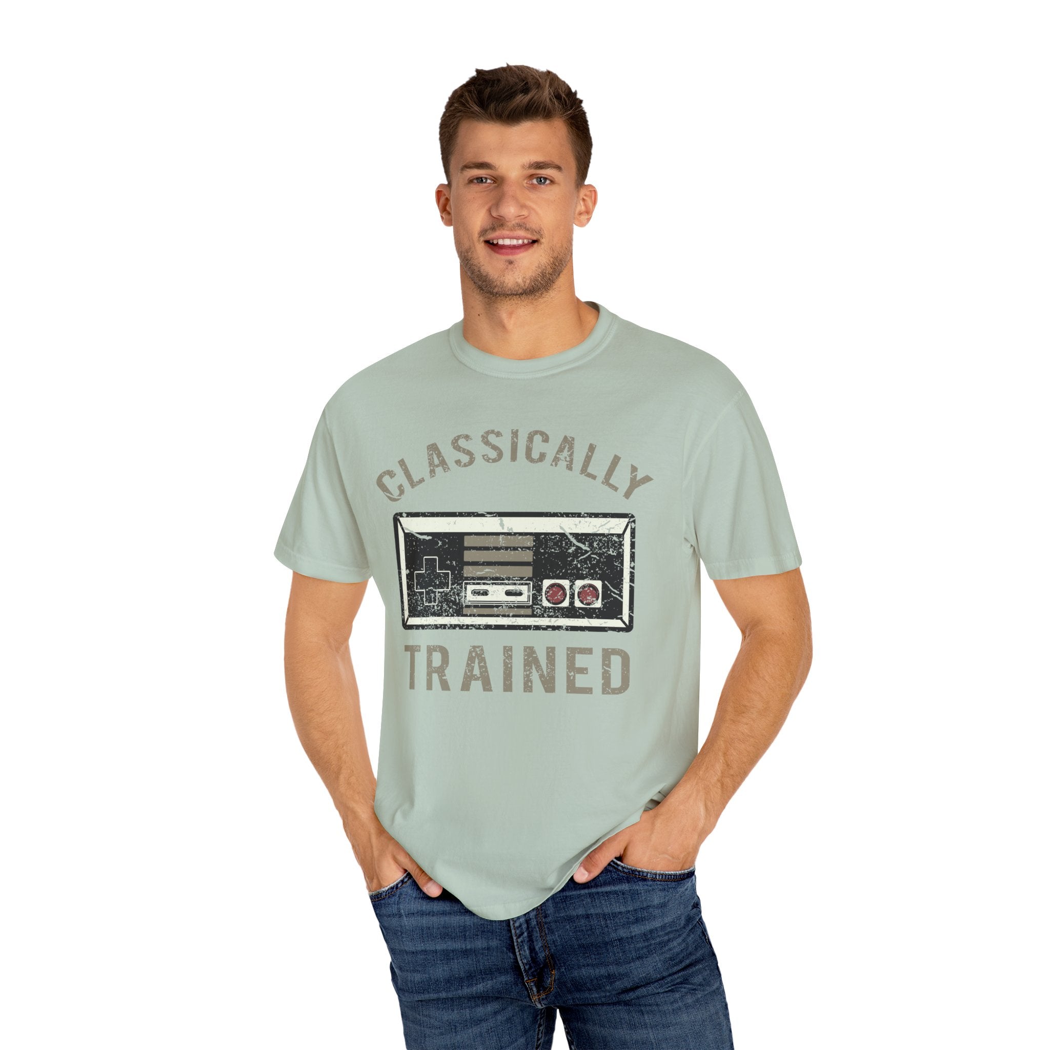 Classically Trained Retro Controller Gaming Graphic T-Shirt - Sinful Threads