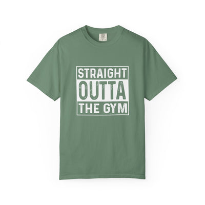 Novelty Workout Shirt - Straight Outta The Gym Tee - Sinful Threads
