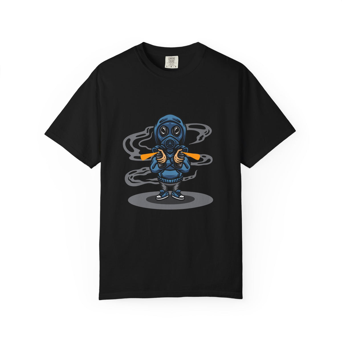 Gas Mask Graffiti Shirt - Cool Urban Streetwear - Artist Gift