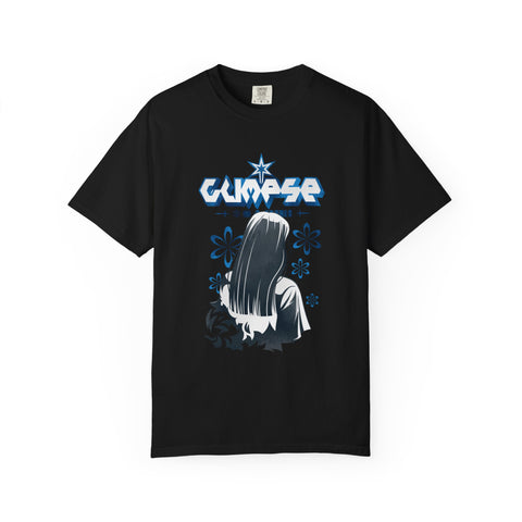 Anime Floral Shirt - Manga Art Top - Anime Lover Gift