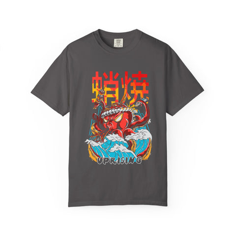 Oriental Kraken Sea Monster Art Graphic Tee