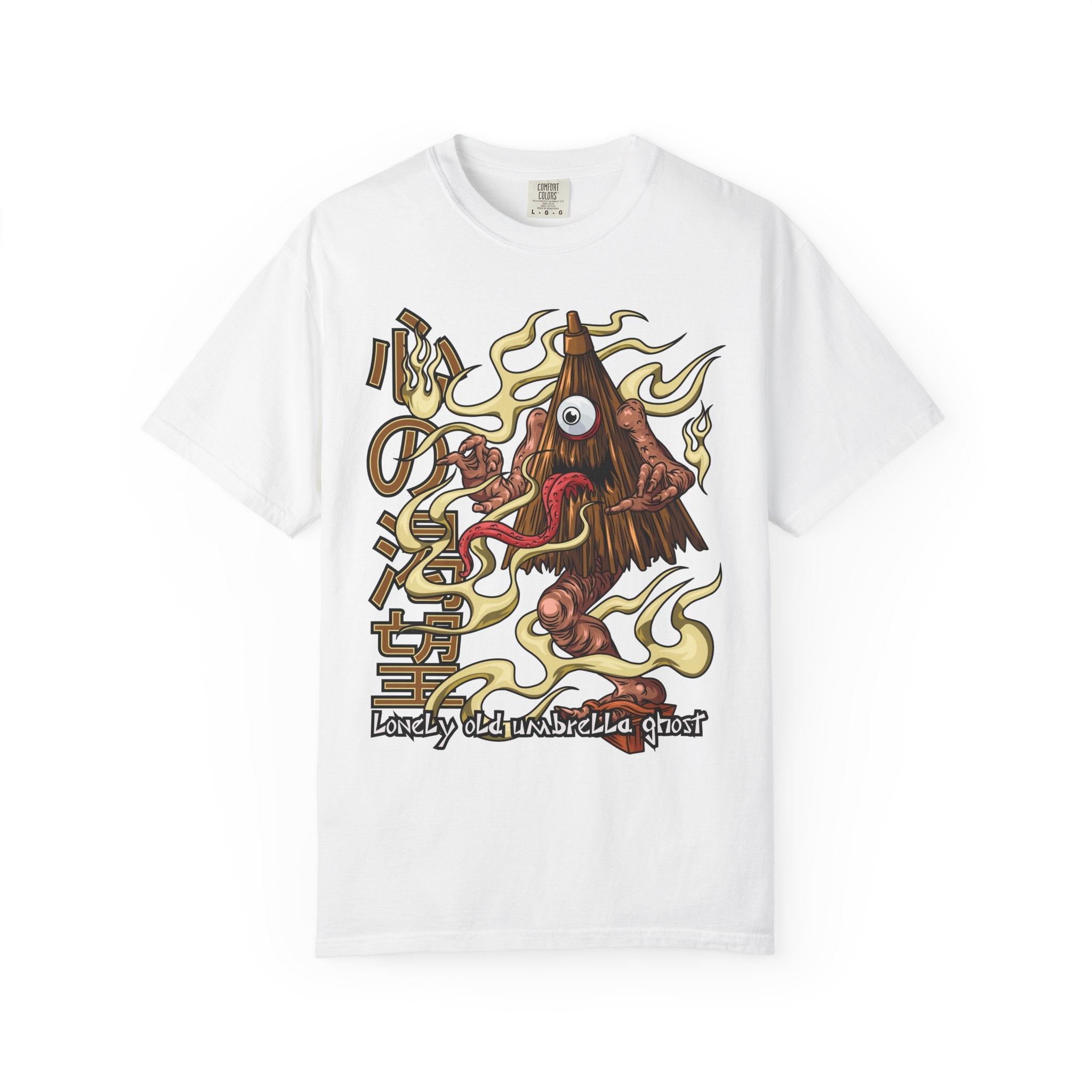 Kasa obake shirt - umbrella ghost tee - japanese yokai - Sinful Threads