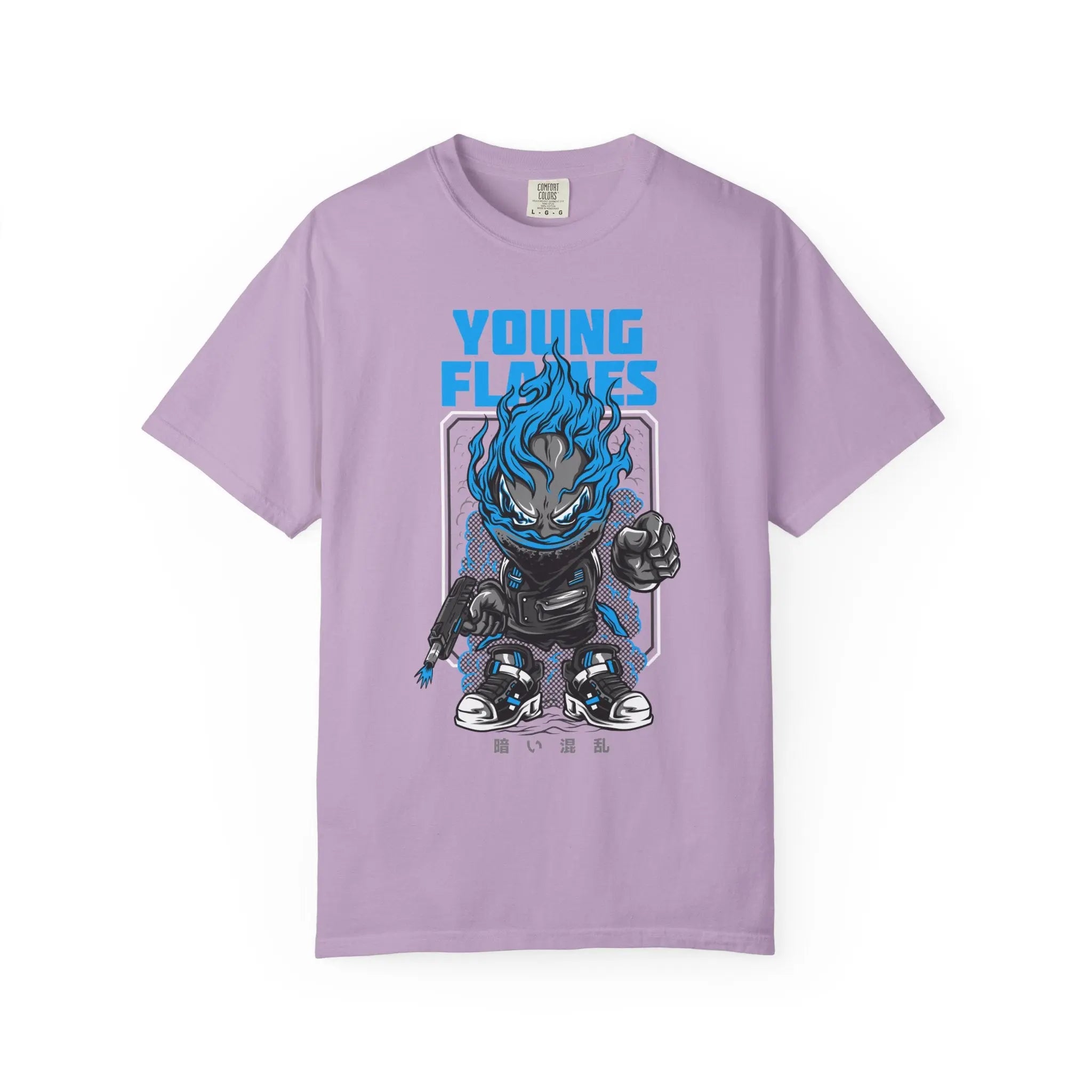 Young Flames Graphic T-Shirt Bold and Fierce Design - Sinful Threads