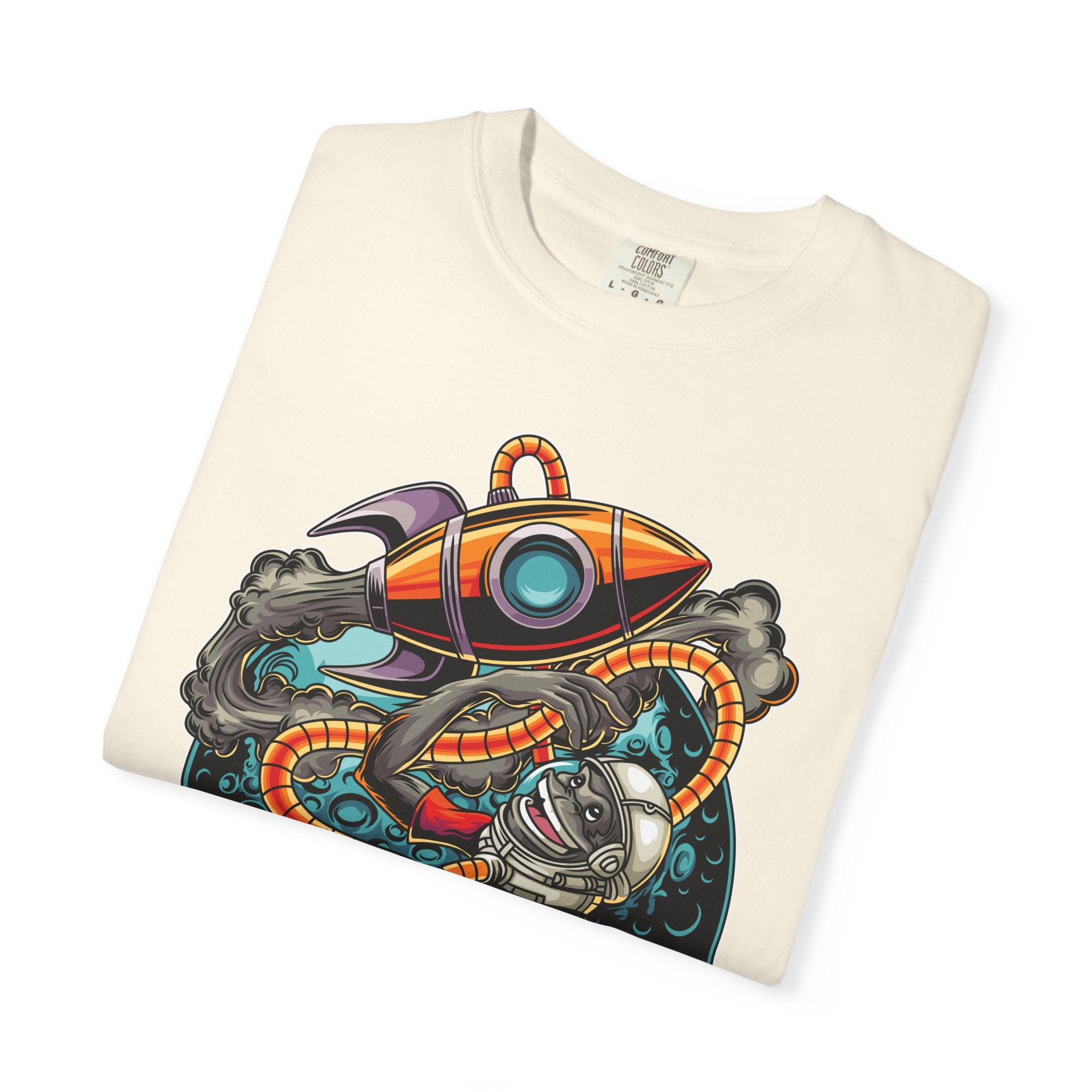 Space Monkey Shirt - Funny Astronaut Tee - Rocket Adventure Gift - Sinful Threads