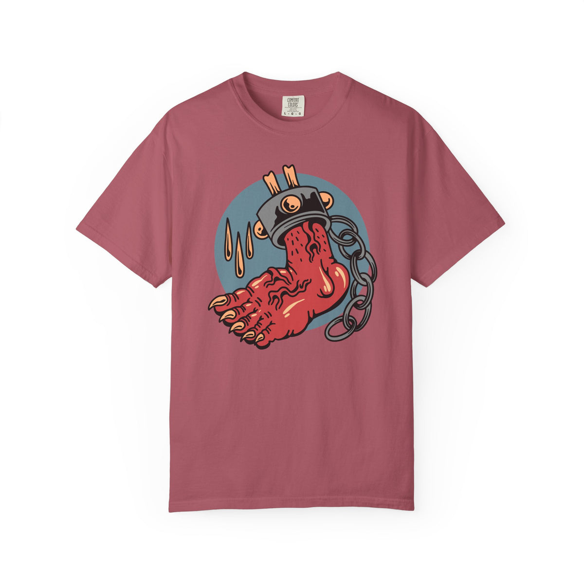 Monster Horror Tee - Creepy Halloween Shirt - Chains Graphic