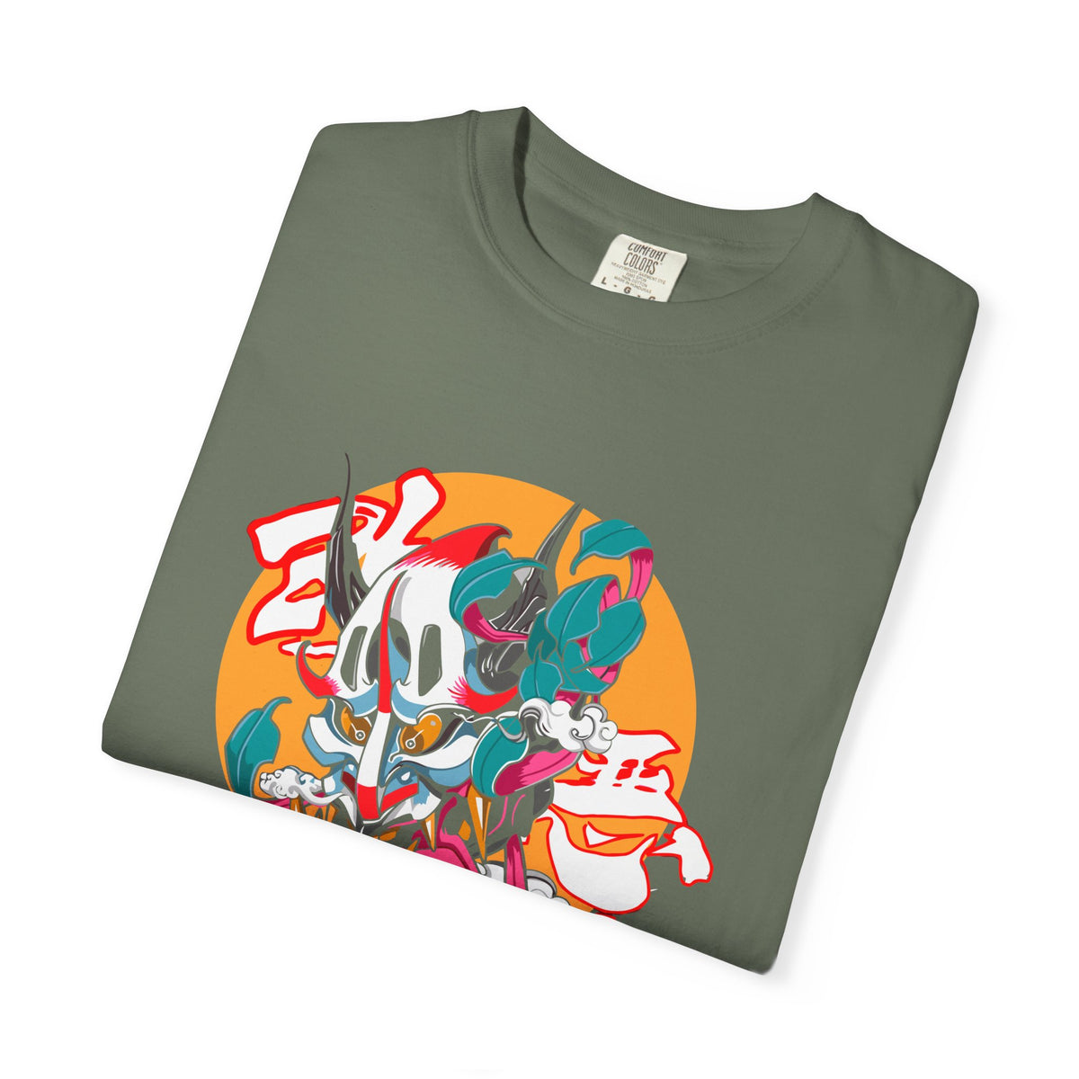 Oni Mask Japanese Demon Tee Uprising Art Streetwear