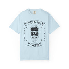 Barbershop Haircuts Shaves Classic Design Trendy T-Shirt - Sinful Threads