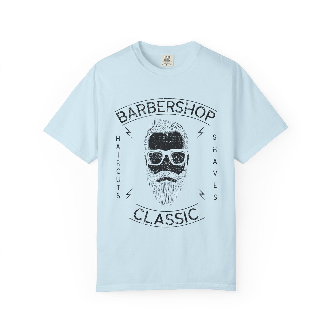 Barbershop Haircuts Shaves Classic Design Trendy T-Shirt - Sinful Threads