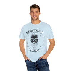 Barbershop Haircuts Shaves Classic Design Trendy T-Shirt - Sinful Threads