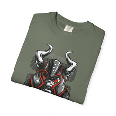 Strong Knight Design with Bold Graphics T-Shirt
