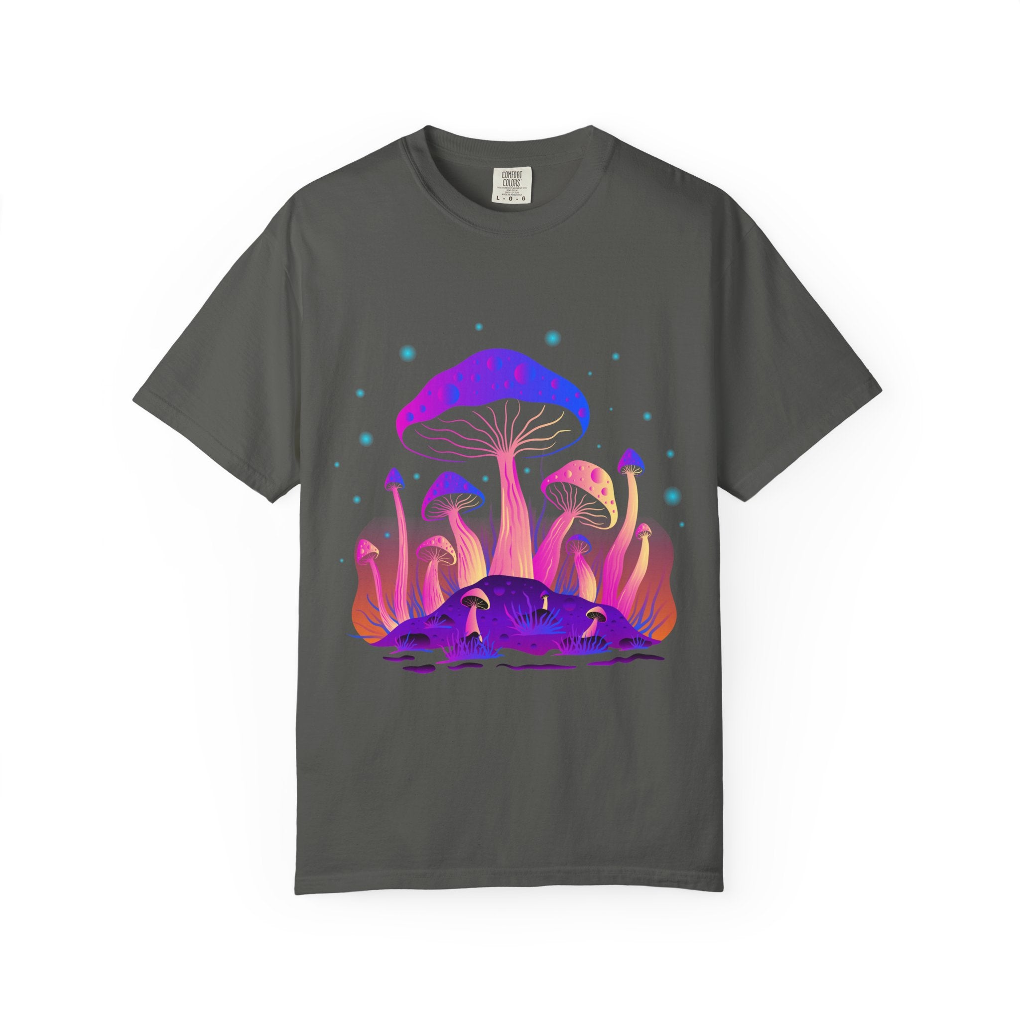 Psychedelic Mushroom Tee - Vibrant Trippy Fungi Art Gift - Sinful Threads