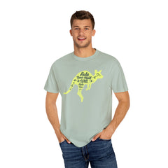 Kangaroo Silhouette with Mental Rules Greatness T-Shirt - Sinful Threads
