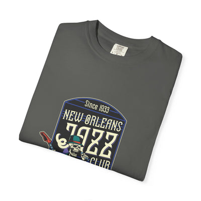 New Orleans Jazz Shirt - Jazz Club Skull Tee, NOLA Music Gift - Sinful Threads