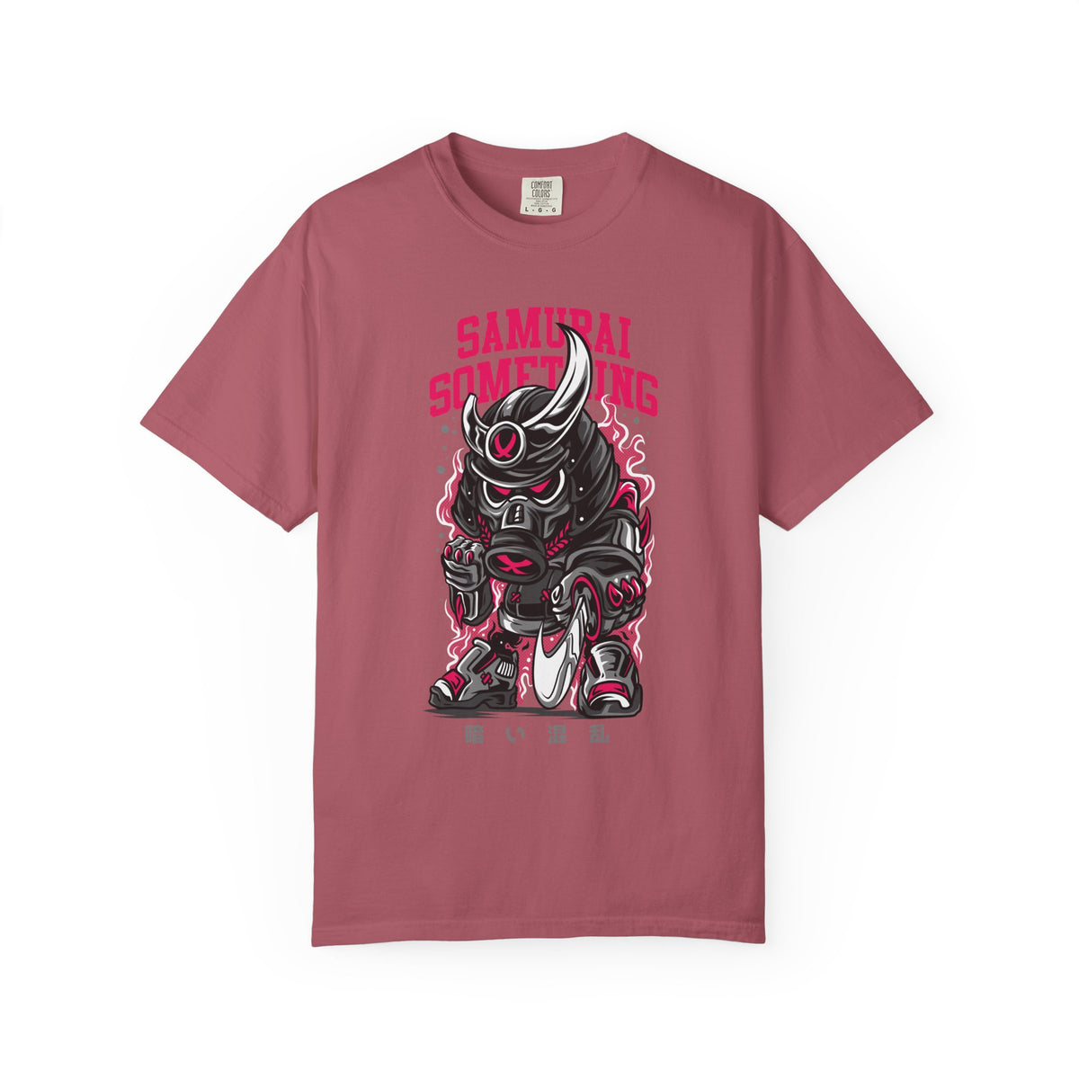 Samurai Something Dark Distressed Design T-Shirt